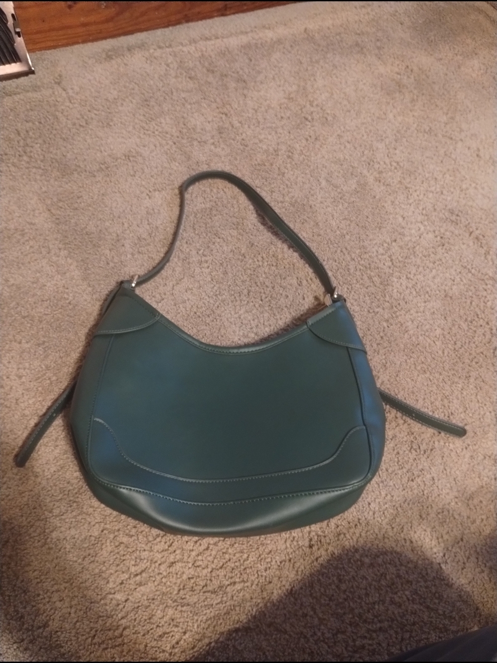 New York & Company Green Leather Shoulder Bag